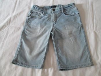Bermuda jean clair garçon