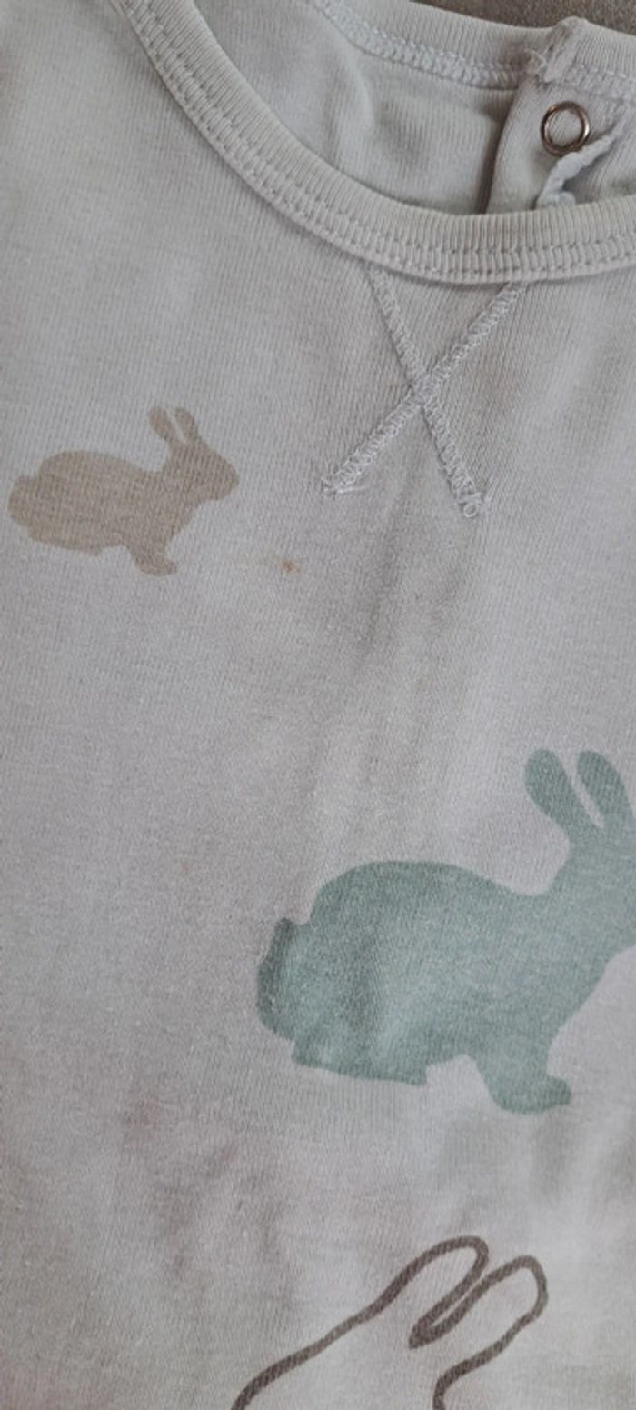 Pyjama une pièce blan Vertbaudet 23 mois - photo numéro 5