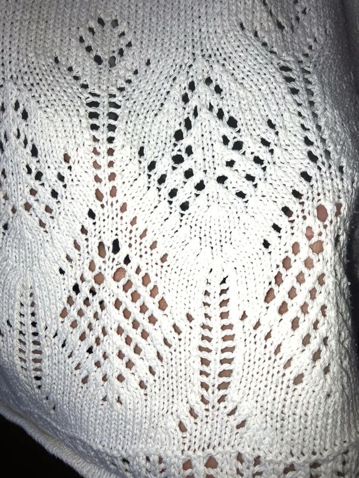 Pull blanc taille unique - photo numéro 4