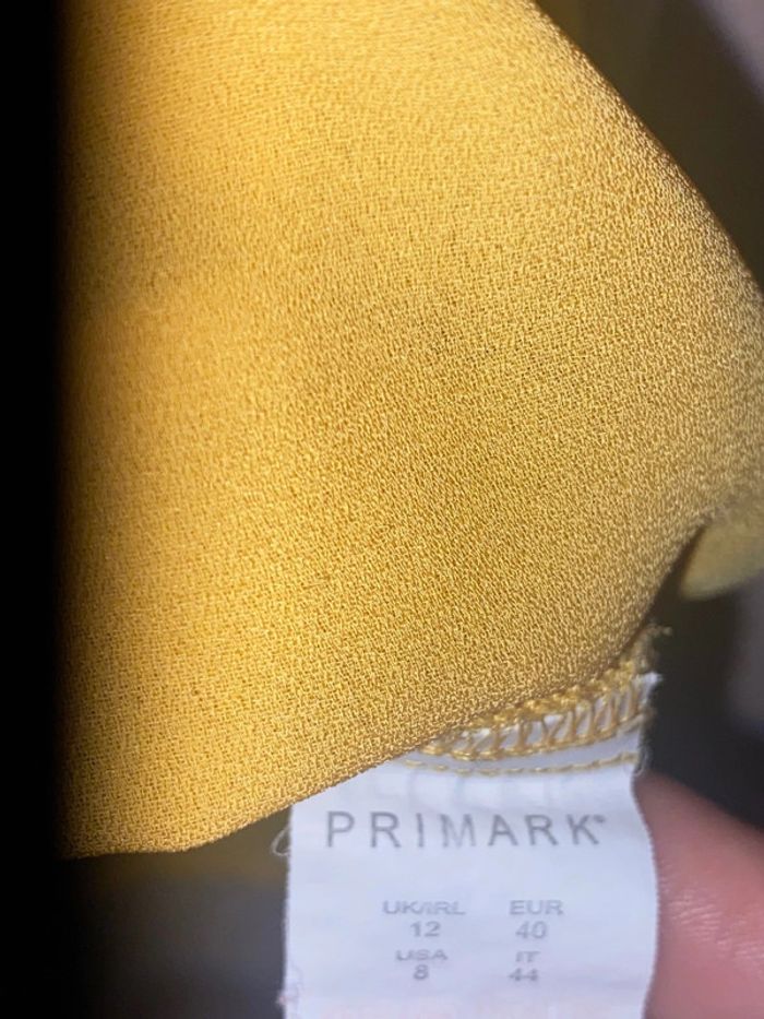 Blouse primark jaune moutarde - photo numéro 4