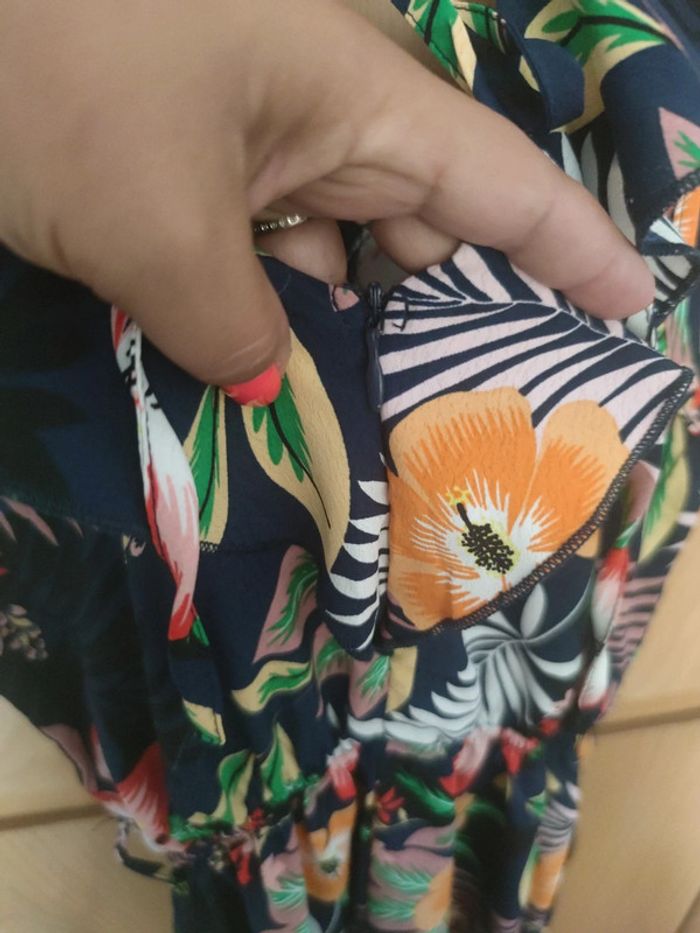 Combi pantalon fluide fleurs - photo numéro 8