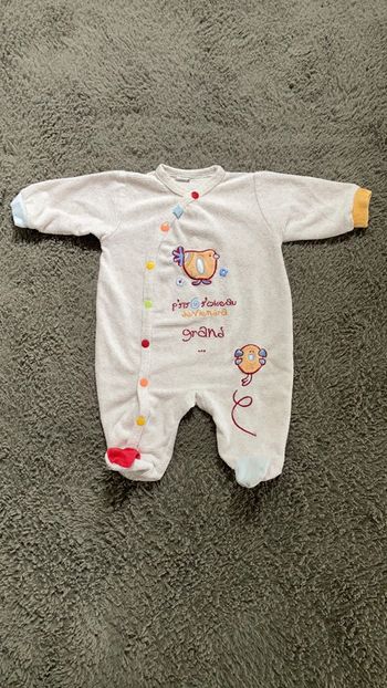Pyjama 1P beige 1 mois