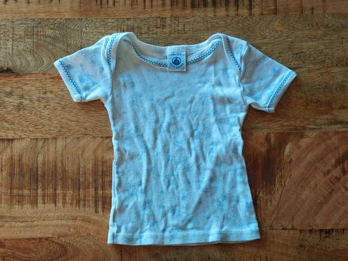 Lot de 2 maillots de corps 12 mois - photo numéro 2