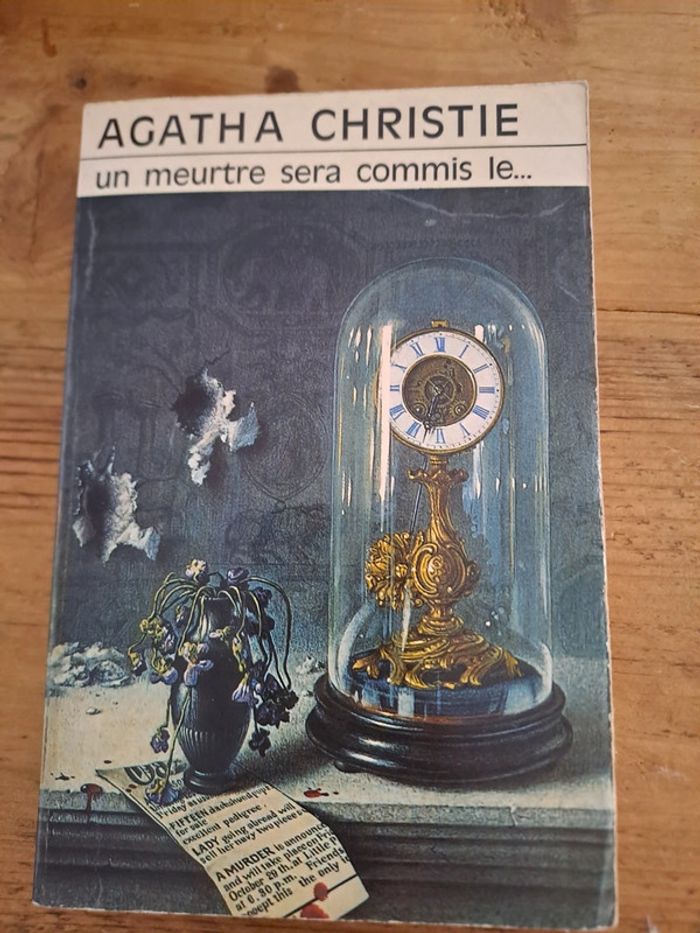 Livre Un Meurtre Sera commis le, Agatha Christie