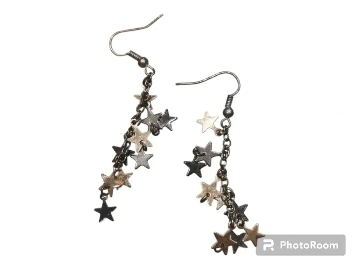 Boucles d'oreilles étoiles