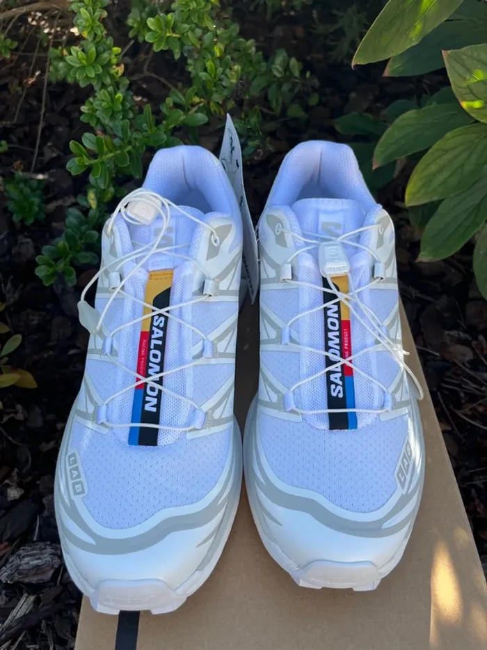 Salomon XT-6 White / Lunar rock 40 2/3 - photo numéro 2