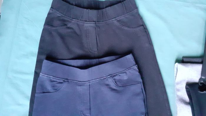 Lot de 2 jeggings fille 8 ans - photo numéro 2