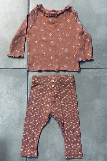 Ensemble neuf Kiabi Éco conception 100% coton 6 mois
