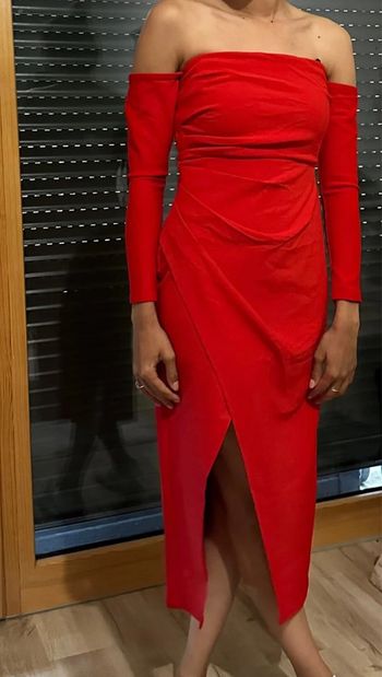 Sublime Robe rouge de soirée Noir Abercrombie & Fitch Taille S