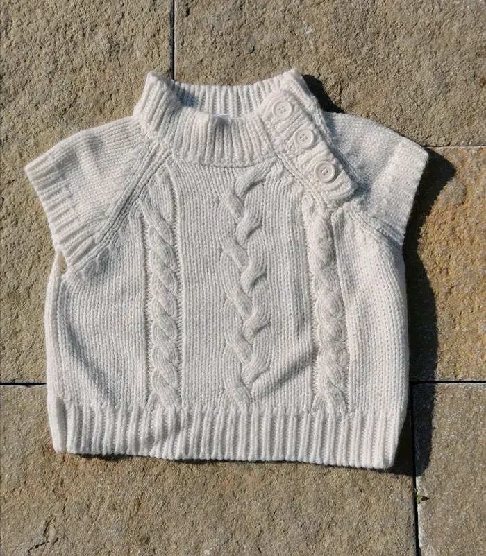 Pull sans manche 3 ans