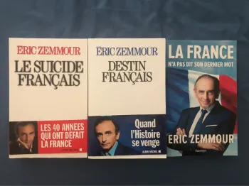 Éric zemmour - lot de 3 livres