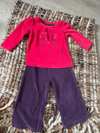 Pyjama fille 2 pièces 2 ans Gemo