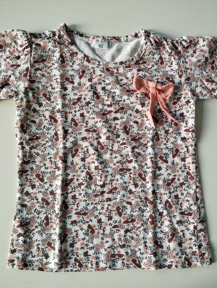 Tee shirt manches longues fille 92 cm