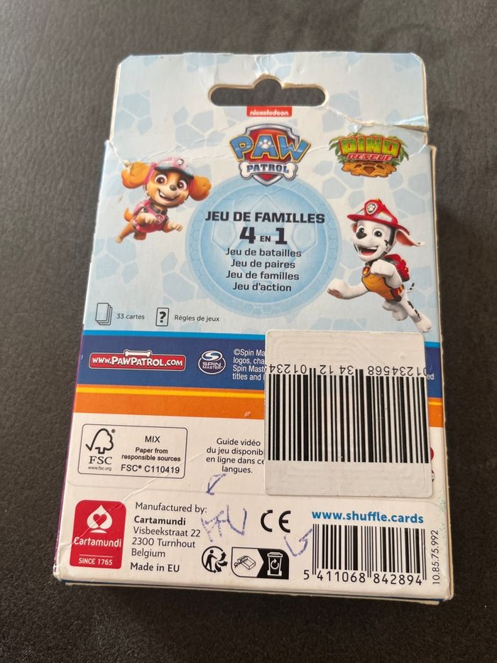 Jeu de famille 4 en 1 pat patrouille - photo numéro 2