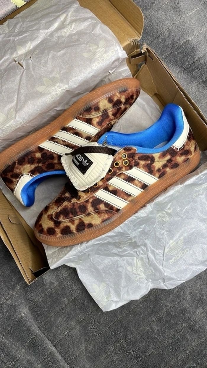 Adidas Sanba OG Bleu Leopard 38.5 - photo numéro 5