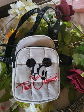 Sacoche Mickey disney gris garçon ou fille