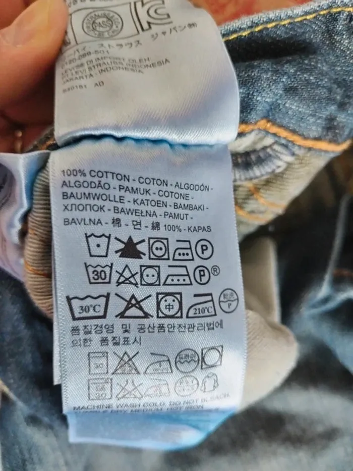 🎈Jean Levi's 501 homme taille w28 l 32 bleu foncé 🎈 - photo numéro 6