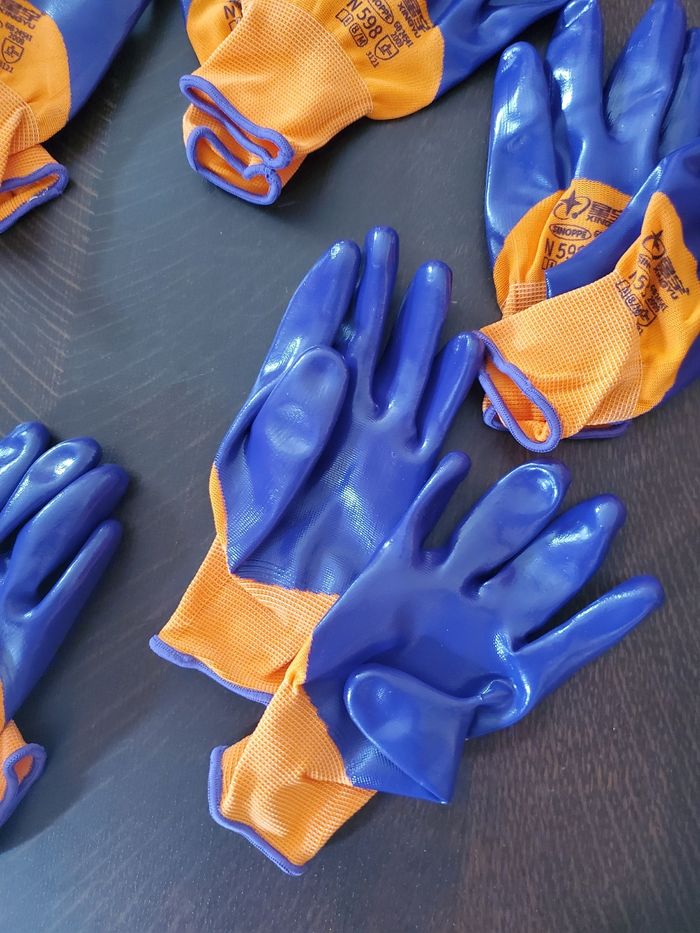 Lot 6 paires gants nitrile - photo numéro 3