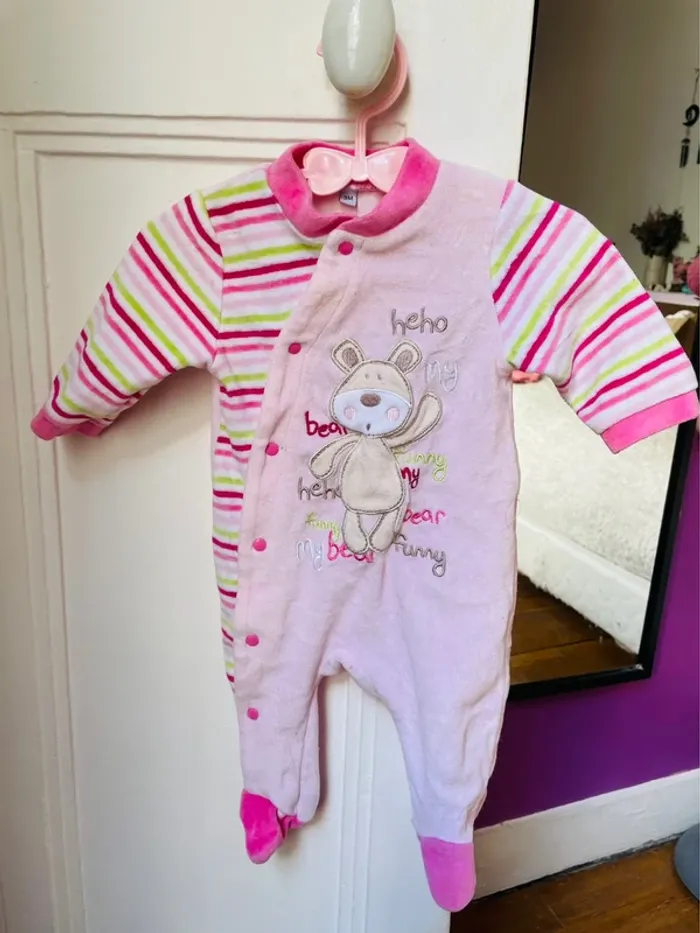 Lots de 3 pyjamas pour hiver - photo numéro 3