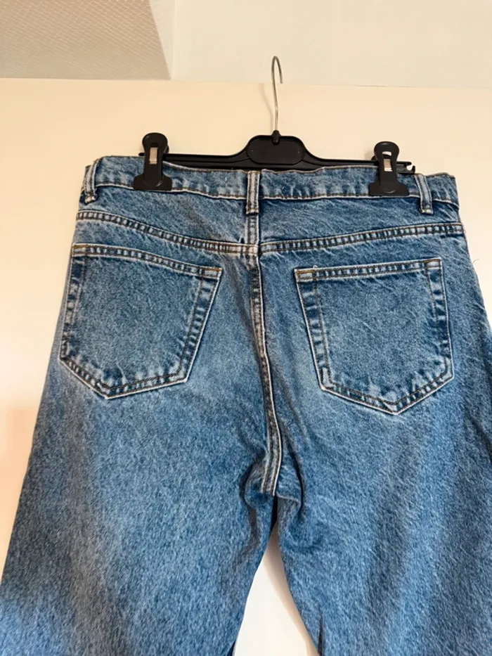Jean mom bleu en très bon état taille 38 Zara - photo numéro 5