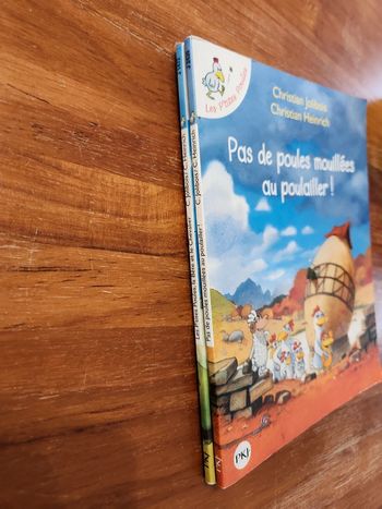 Lot de 2 livres : Les p'tites poules