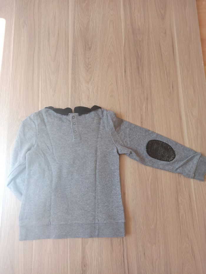 Sweat pull gris masque noir kids graffiti 6 ans masque noir - photo numéro 3