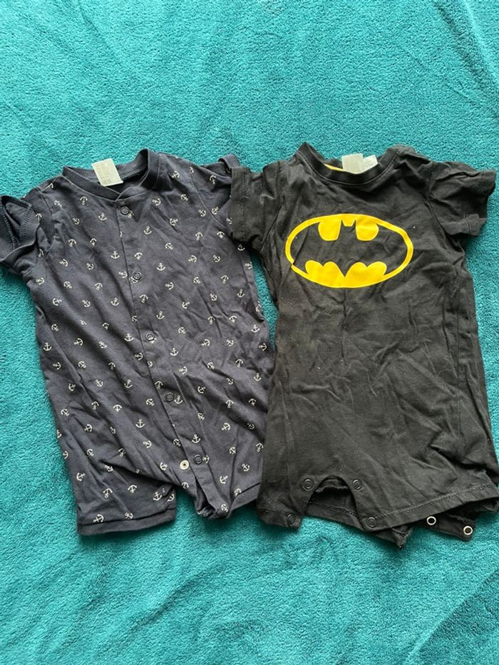 2 grenouillère bébé garçon 3 mois H&M