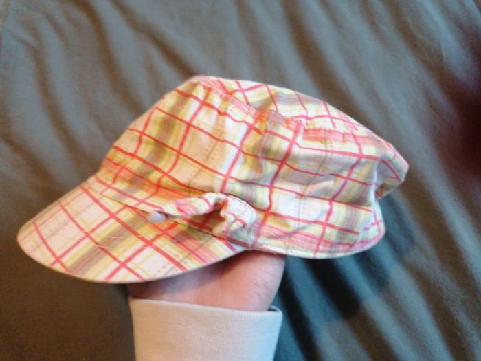 Casquette à carreaux 51cm 2/3 ans - photo numéro 2