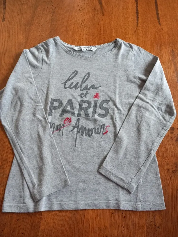 Tee-shirt fille Lulu Castagnette 8 ans.