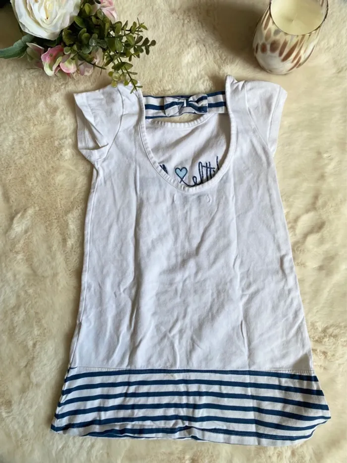 💙🤍Robe d’été fille - Little Marcel - 6 ans  💙 Légère, colorée et idéale pour les beaux jours ! - photo numéro 5