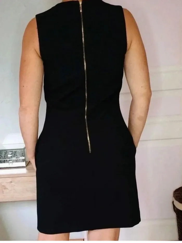 Robe noire chasuble zippée Mango - XS - Excellent état