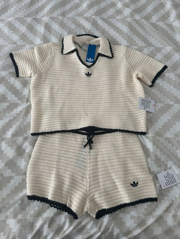 Adidas X Asos - ensemble en maille au crochet