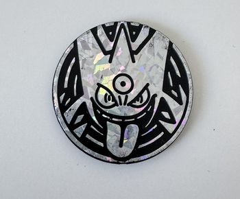  Medaillon jeton argengé Pokemon Mega Gengar