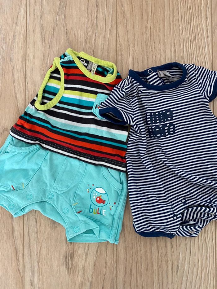 Lot de 4 combishorts naissance très bon etat - photo numéro 6