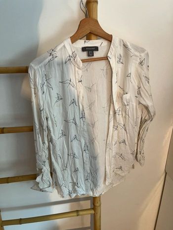Chemise motif oiseaux