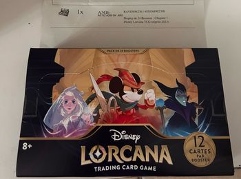 Display de 24 Boosters : Chapitre 1 - Disney Lorcana TCG (reprint 2023) Version FR SCELLÉ
