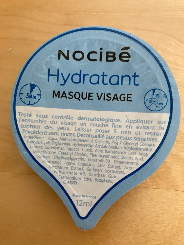 Masques visage Nocibé hydratant et detox - photo numéro 3