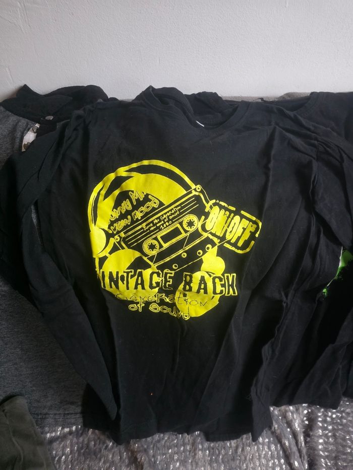 Lot tee-shirts manches longues 14 ans - photo numéro 4