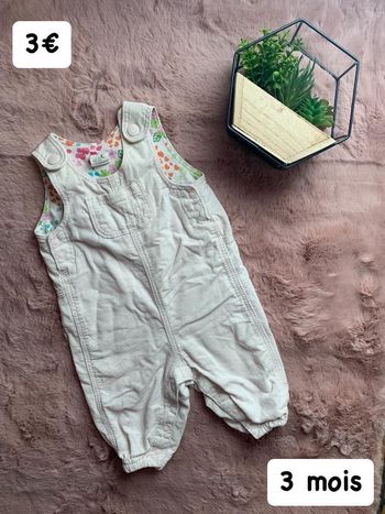 Salopette 🎀 3 mois