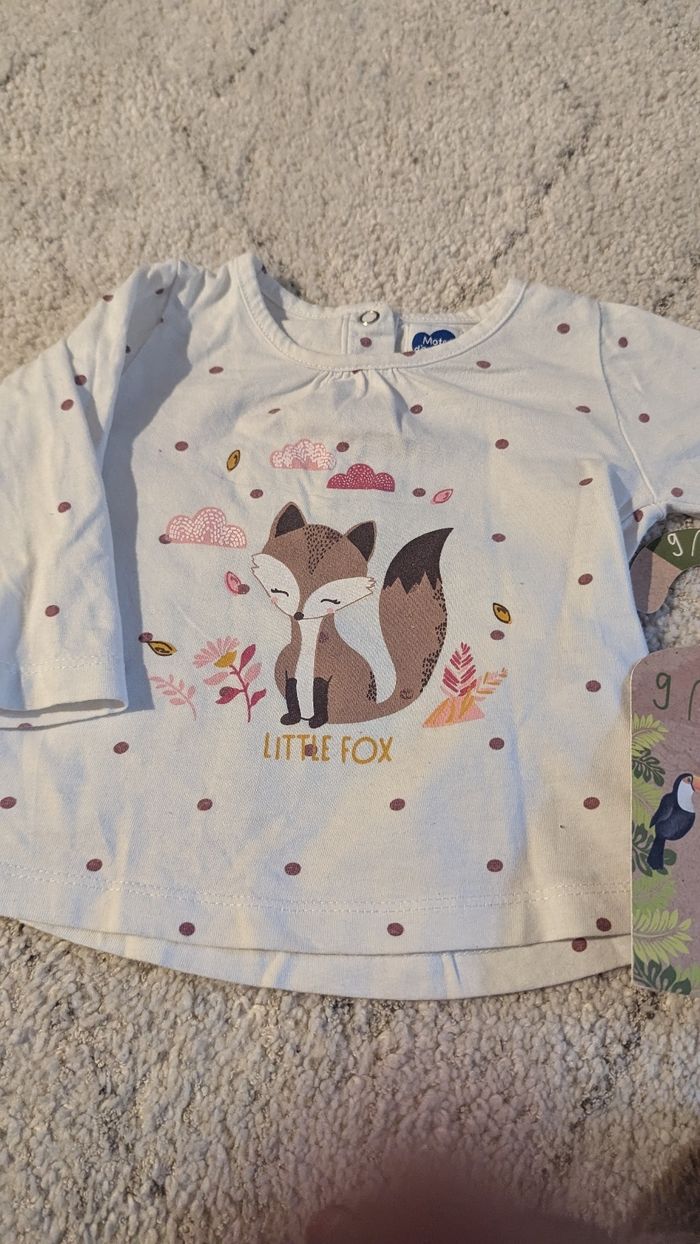 T-shirt renard 🦊 Mots d'enfants