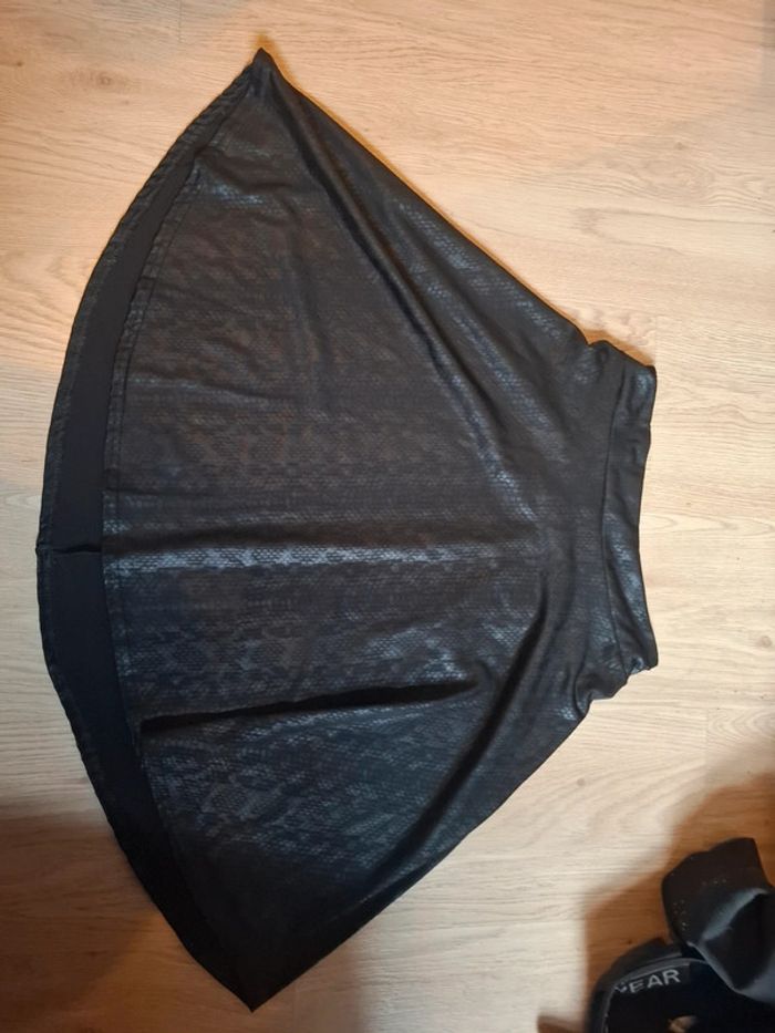 Jupe imprimé serpent élastique