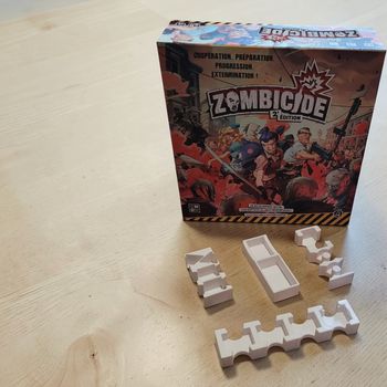 Insert / Rangement Blanc Zombicide 2ᵉ Édition – Jeu non inclus