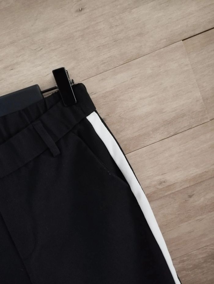 Pantalon Chino noir bande blanc côtés Trafaluc TXS - photo numéro 7