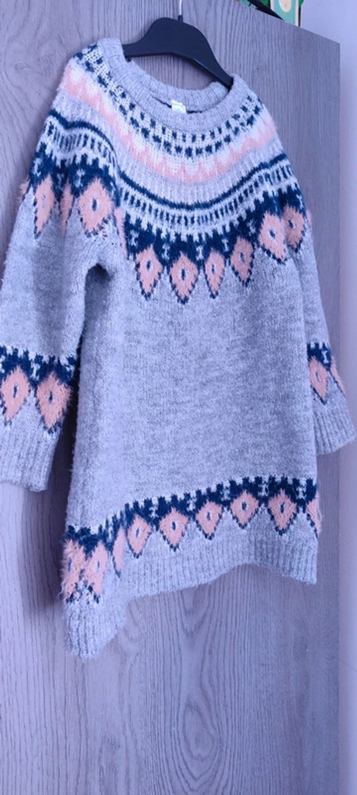Robe fille laine