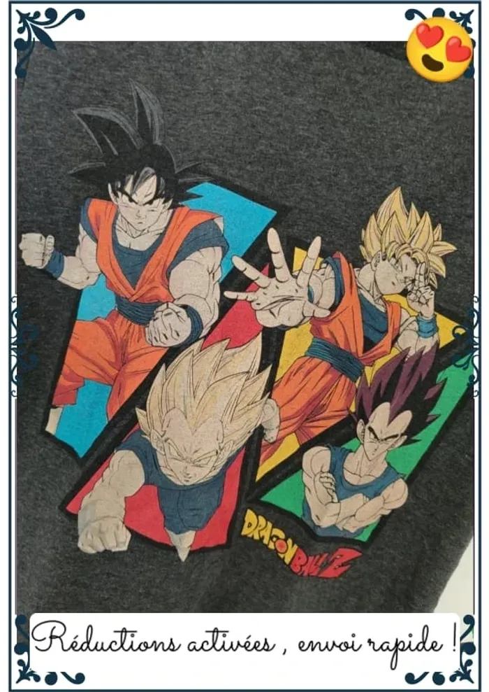 T-shirt homme S dragon ball Z - photo numéro 2