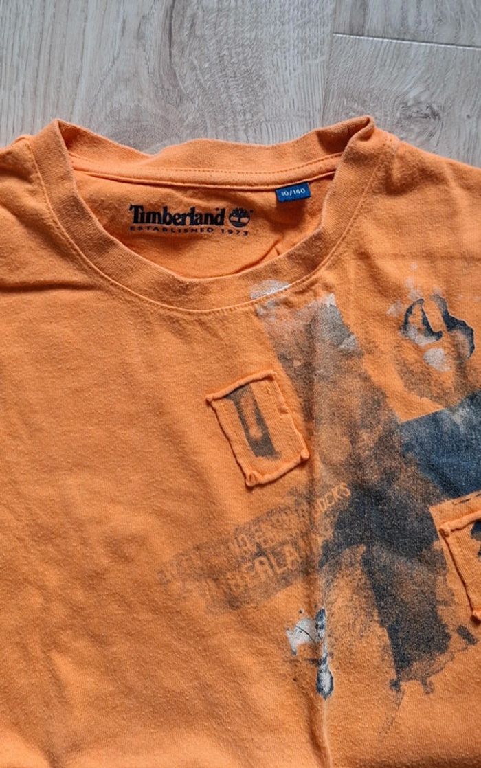 T-shirt 10ans Timberland TBE - photo numéro 2