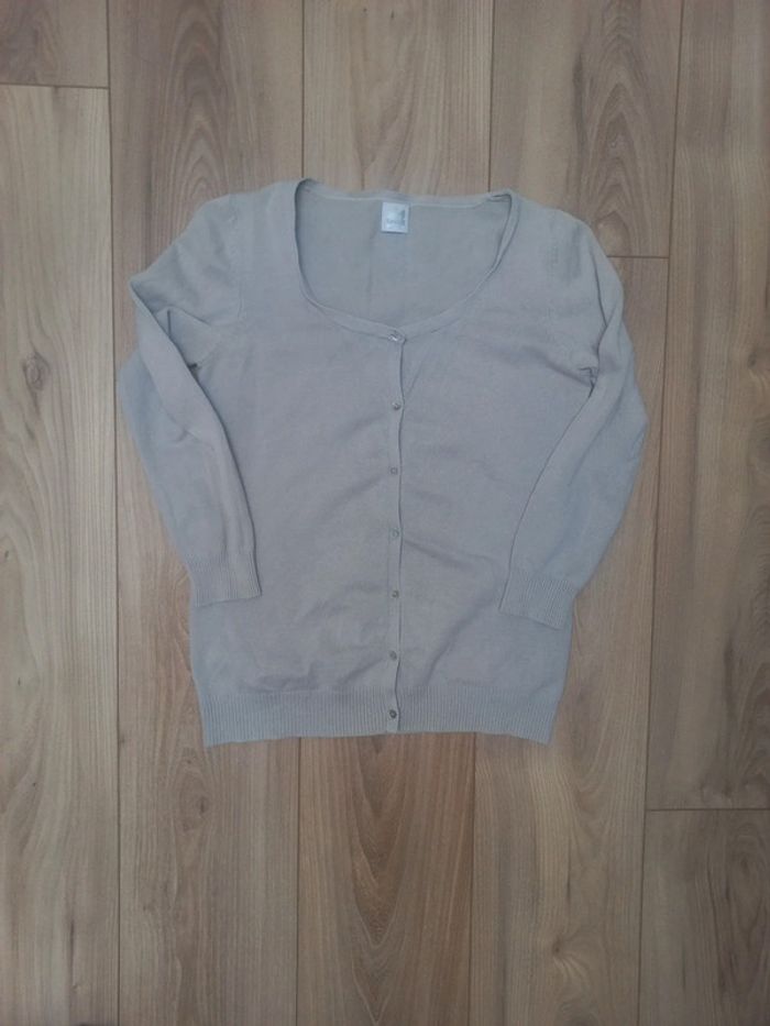 Gilet beige 38