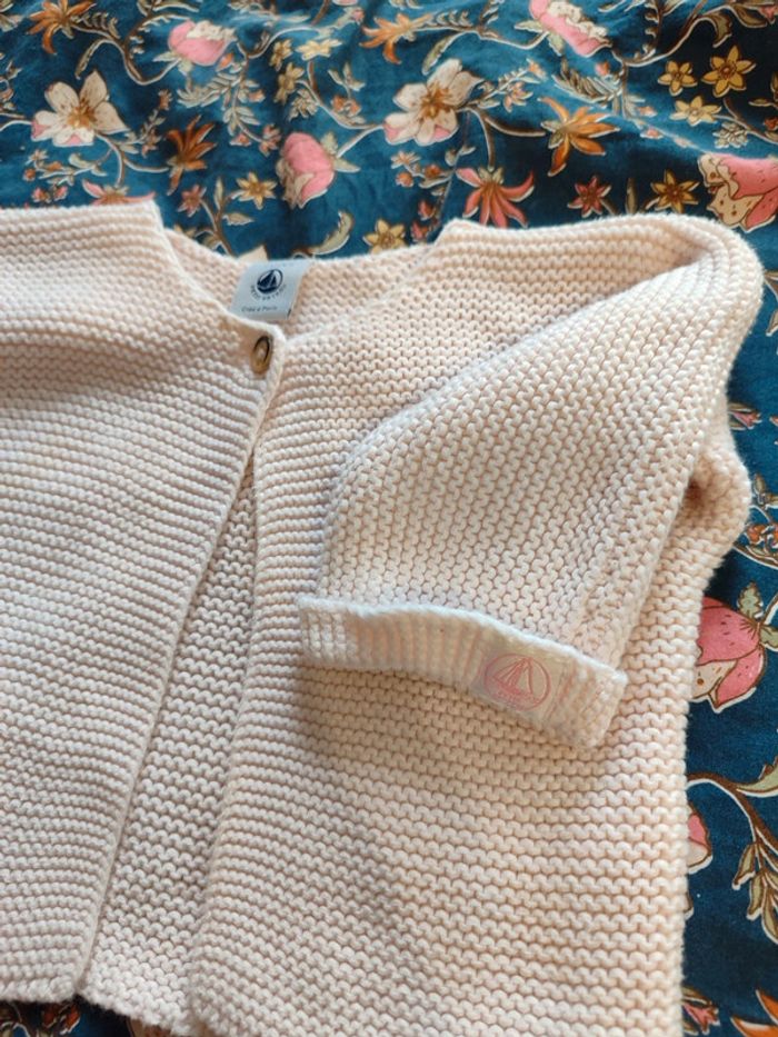 Gilet en tricot petit bateau 6 mois - photo numéro 2