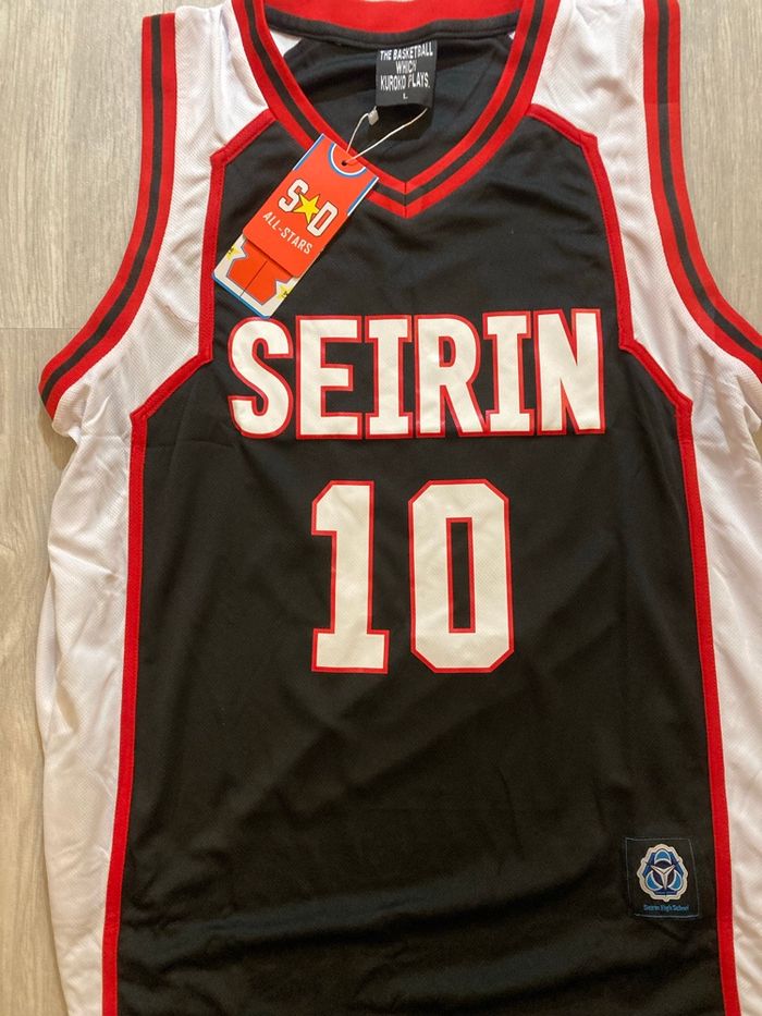 Maillot kuroko no basket équipe de seirin kagami numéro 10 - photo numéro 4