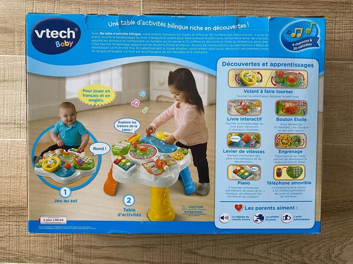 Ma table d’activités bilingue 9-36 mois Vtech - photo numéro 6